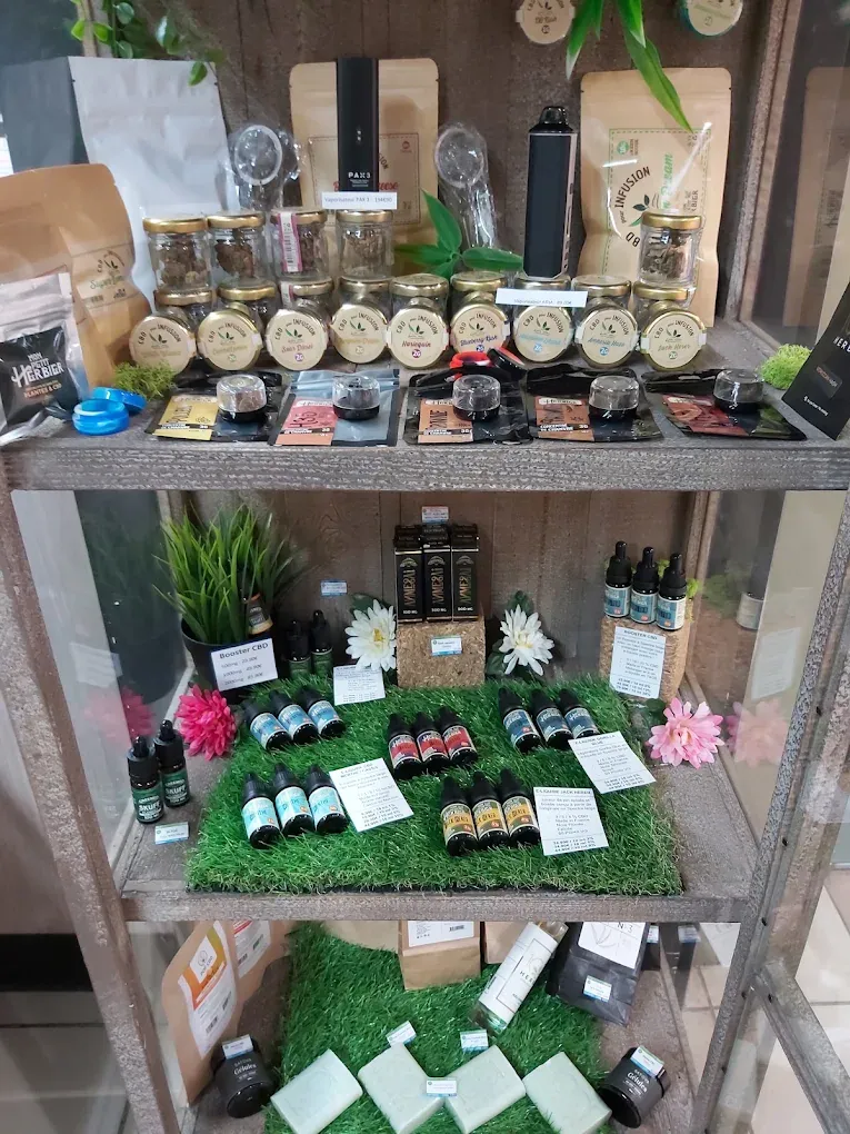 Corner CBD de la boutique HappeSmoke Manosque