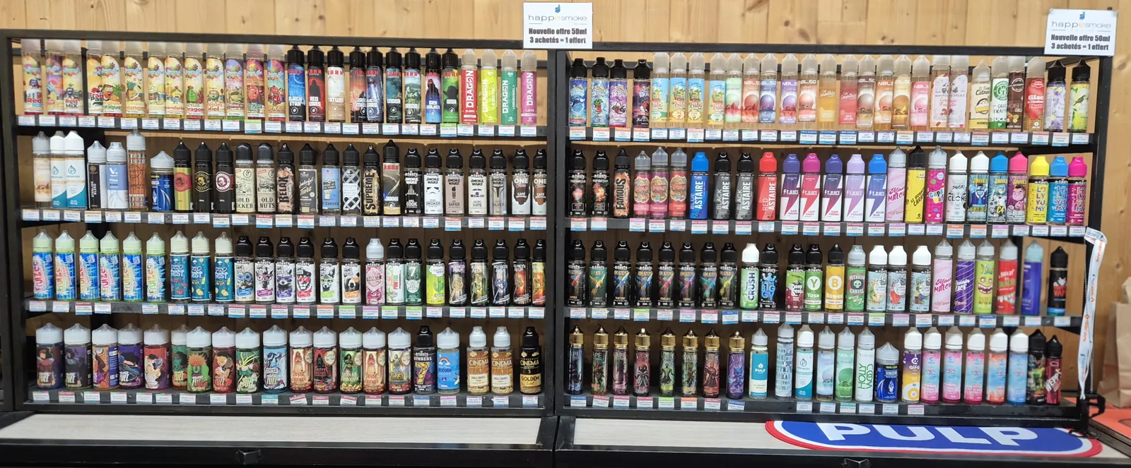Corner e-liquides HappeSmoke Manosque